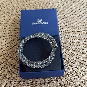 Swarovski Silver crystal Wrap Bracelet